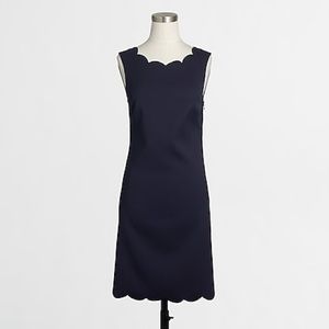 JCrew scallop dress NWT